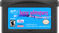Barbie Horse Adventures Blue Ribbon Race GameBoy Advance US box art